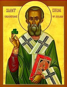 An icon of St. Patrick of Ireland